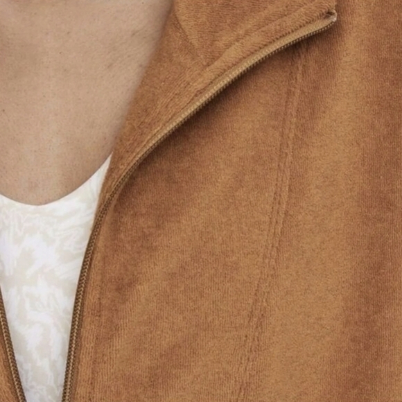 Aerie Offline Summer Lights Quarter Zip Oversized Terry Sweatshirt NWOT M - Picture 3 of 14